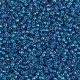 Miyuki rocailles kralen 11/0 - Silver lined capri blue ab 11-1025